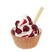 Sorbet Kersen,Soft Ice Corner,Angelo,Good Choice; 3,85